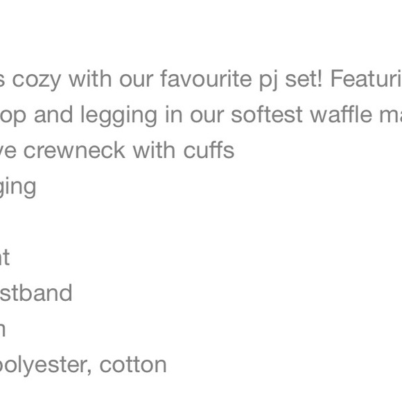 La Senza Waffle Pyjama Set - Picture 2 of 4